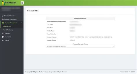 Go to Statement of Premium Account (SPA) History.